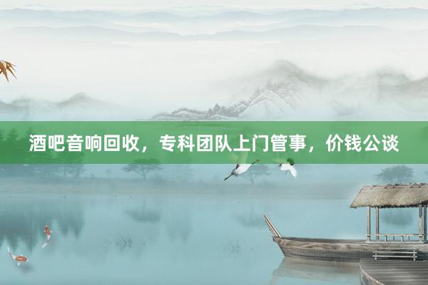 酒吧音响回收，专科团队上门管事，价钱公谈